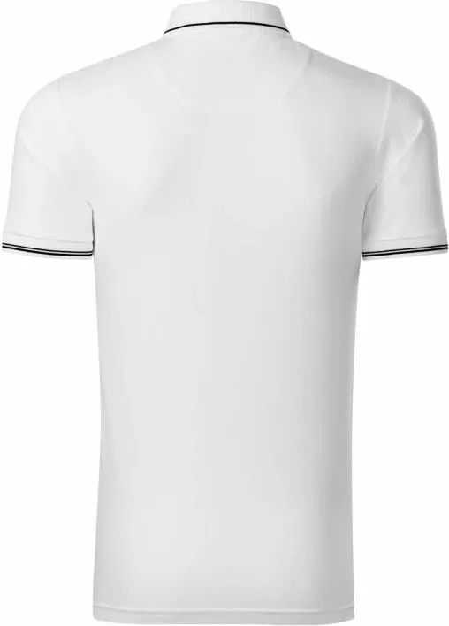 Polo Malfini Premium Perfection për meshkuj, ngjyrë e bardhë - 4