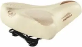 Selino biçiklete AMERICA Cream Saddle, 265x215 mm, susta amortizuese, ngjyrë krem