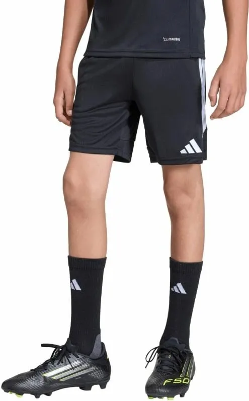 Shorce për fëmijë adidas, zi e bardhë - 1