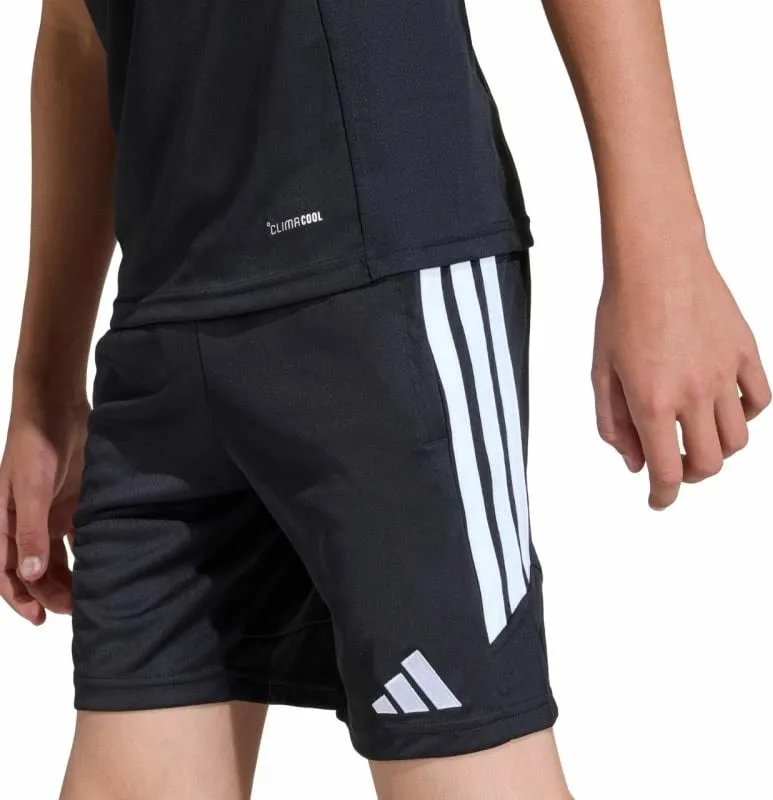 Shorce për fëmijë adidas, zi e bardhë - 4