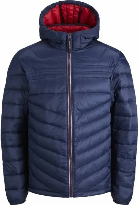Xhaketë Jack & Jones Jjhero Puffer Hood Noos, regular fit, poliestër, navy - 1