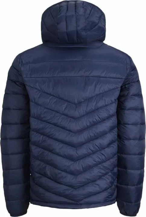 Xhaketë Jack & Jones Jjhero Puffer Hood Noos, regular fit, poliestër, navy - 3