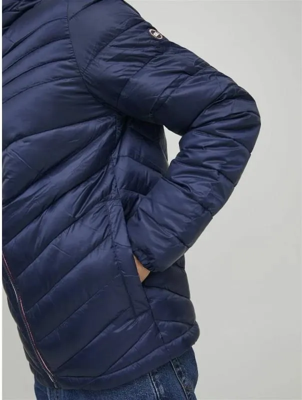 Xhaketë Jack & Jones Jjhero Puffer Hood Noos, regular fit, poliestër, navy - 7