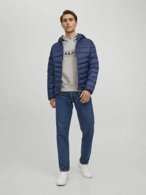 Xhaketë Jack & Jones Jjhero Puffer Hood Noos, regular fit, poliestër, navy - 8