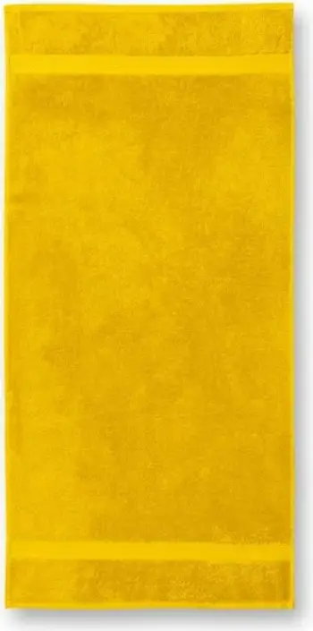 Peshqir banjoje Malfini Terry, 70x140 cm, pambuk 100%, i verdhë