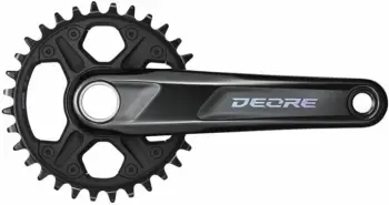 Kurblë biçiklete Shimano për meshkuj, e zezë