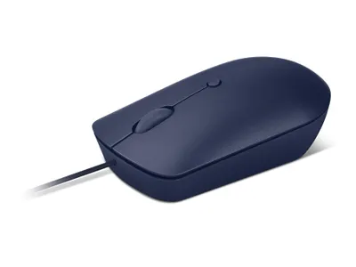 Maus Lenovo 540 USB C Wired Compact, optik 2400 DPI, blu - 2