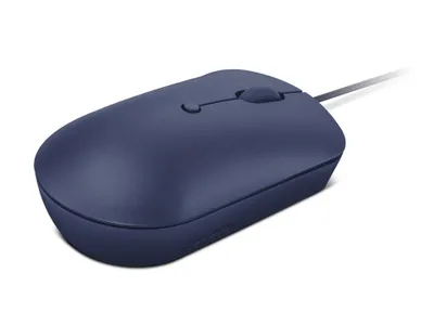 Maus Lenovo 540 USB C Wired Compact, optik 2400 DPI, blu - 3