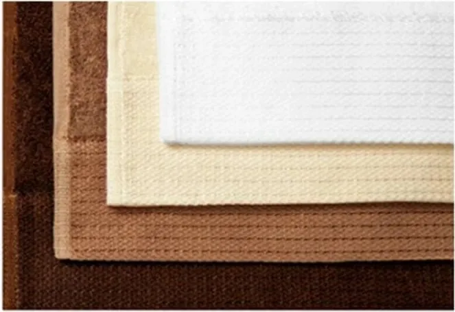 Peshqir banjo Bamboo Unisex, pambuk bambu, i bardhë - 3