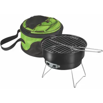Grill portativ me çantë Fieldmann FZG 1003, e zezë / gjelbërt