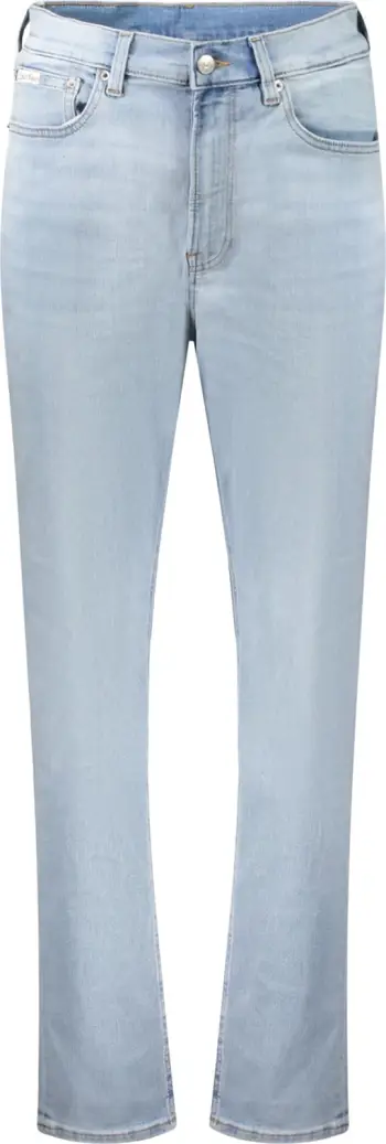 Xhinse për femra Calvin Klein mom jeans, blu e çelët
