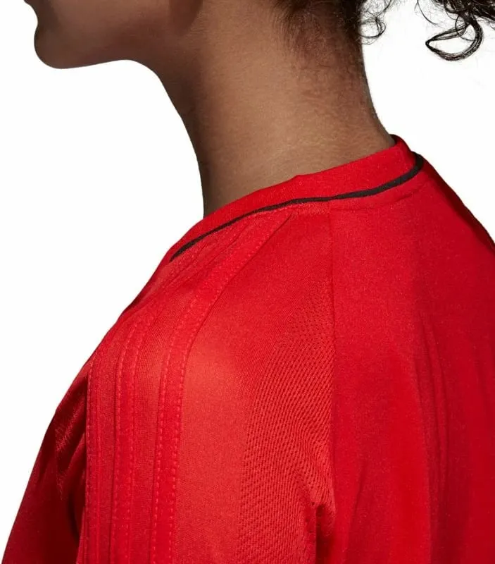 Maicë sportive për femra adidas, e kuqe - 4
