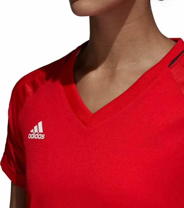 Maicë sportive për femra adidas, e kuqe - 6