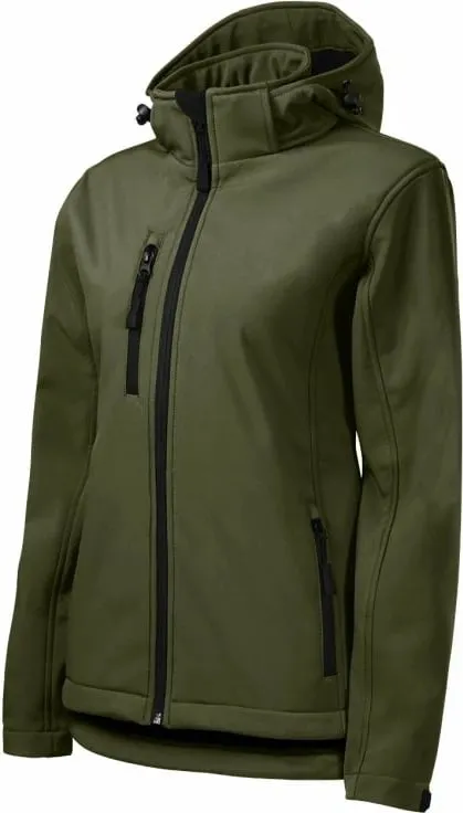 Xhaketë Softshell Performance për Femra Malfini, e gjelbër - 1