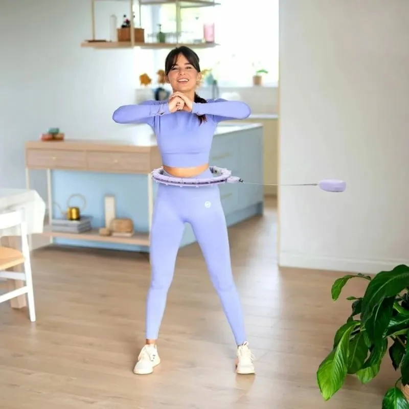 Hula hoop për fitnes HMS, vjollcë - 10