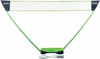 Set badminton 3-në-1 Inny për të gjithë, e zezë/jeshile
