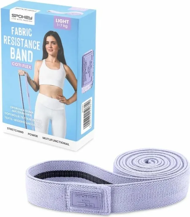 Shirit rezistence Spokey COTI FLEX Light, 1–7 kg, material tekstil, lejla - 6