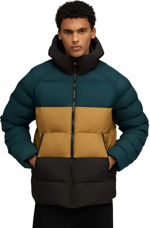 Jakne për meshkuj Puma, jeshile-kafe-e zezë - 1