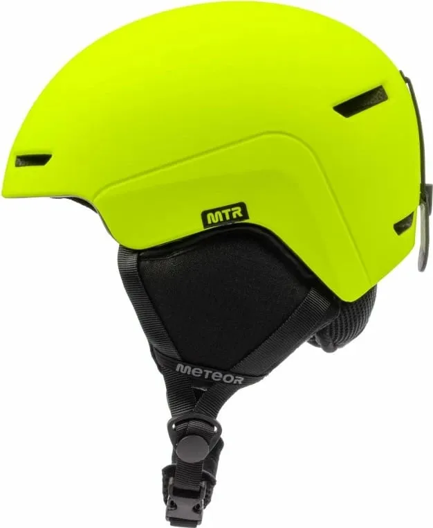 Helmetë skijimi Meteor unisex, e verdhë neon - 13