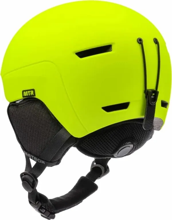 Helmetë skijimi Meteor unisex, e verdhë neon - 3