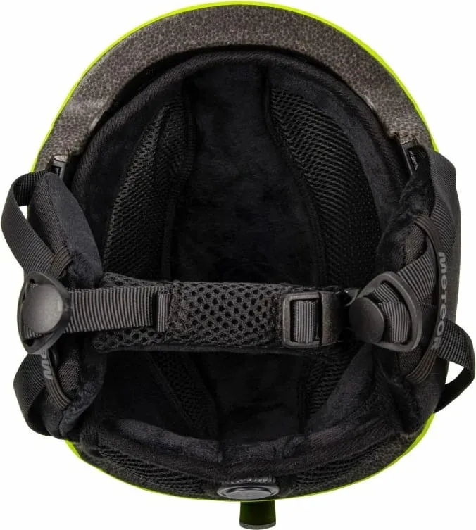 Helmetë skijimi Meteor unisex, e verdhë neon - 5