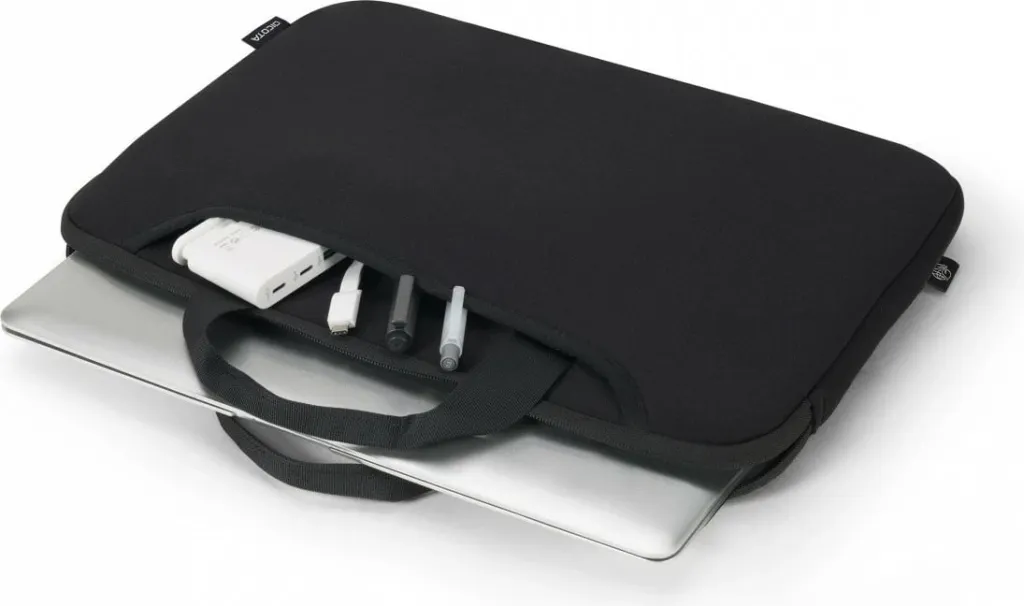 Çantë laptopi DICOTA D32082 RPET, 14.1", sleeve, e zezë - 4