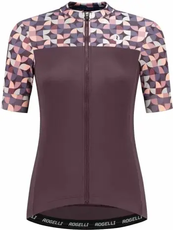 Maicë sportive Rogelli, XS, burgundy-coral