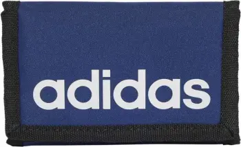 Portofol adidas Linear Wallet IN6133, poliester i ricikluar, kompakt, blu