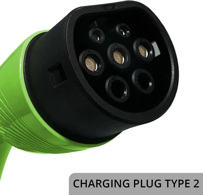 Karikues portativ EV Qoltec Mobile, Type 2, 3.5kW, 5m, i zi - 4