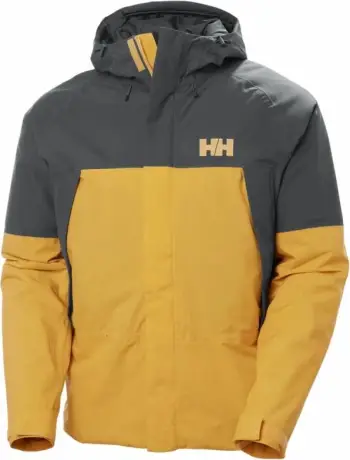 Jakne për meshkuj Helly Hansen, e zezë dhe portokalli