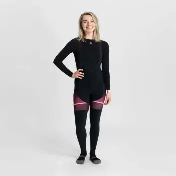 Pantallona sportive femra Rogelli, burgundy