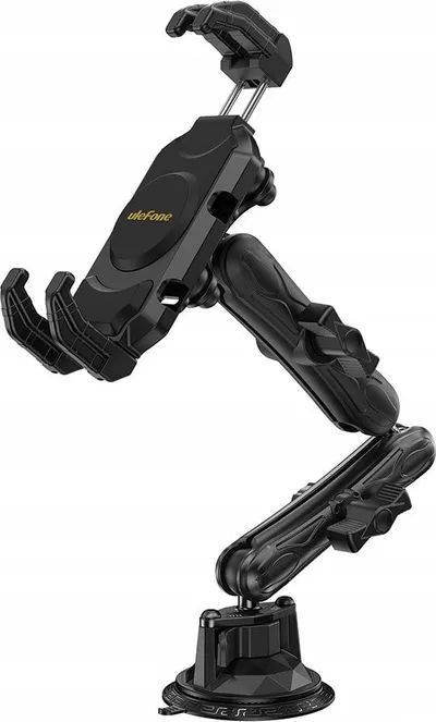 Mbajtëse telefoni UleFone Armor Mount Max, teleskopike, rrotullim 360°, e zezë - 1