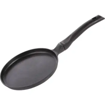Tigan alumini për krepa Lamart LT1295, 18cm, e zezë