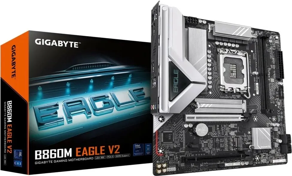 Pllakë amë Gigabyte B860M EAGLE V2, Intel Core Ultra, DDR5, 2.5GbE LAN - 1