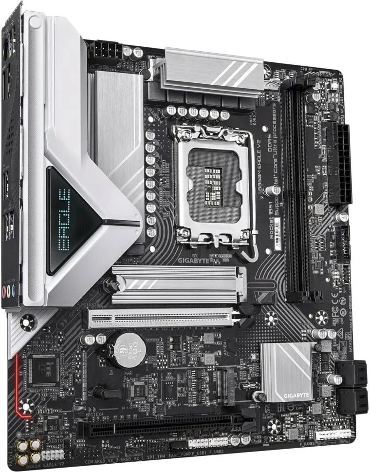 Pllakë amë Gigabyte B860M EAGLE V2, Intel Core Ultra, DDR5, 2.5GbE LAN - 3