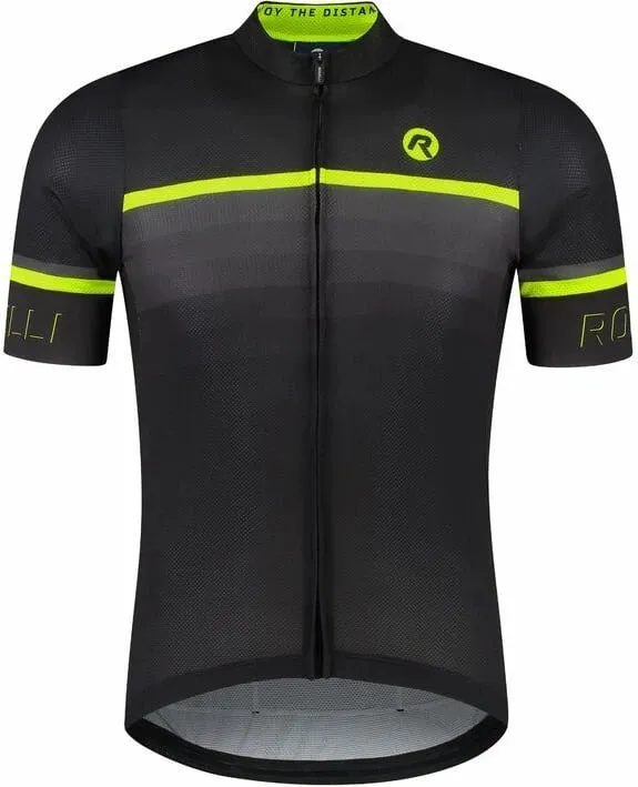 Maicë sportive për meshkuj Rogelli, e zezë-fluo - 1