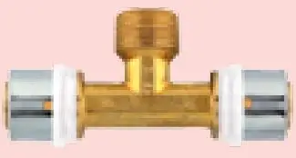 Tee press-fit Herz P722051, 20mm, 1/2" meshkuj, bronz