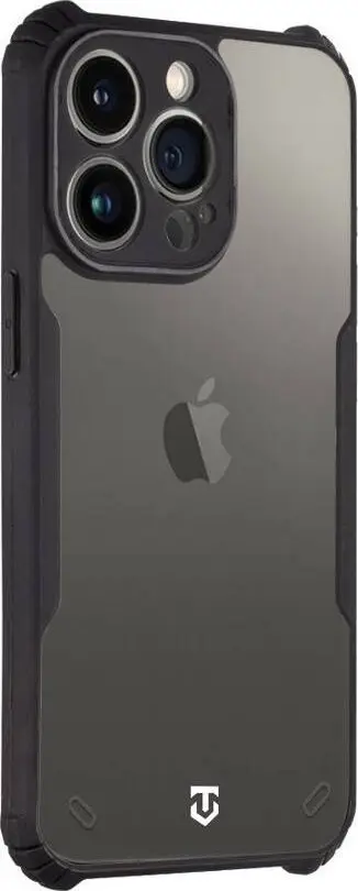 Mbulesë telefoni Tactical Quantum Stealth Cover për iPhone 13 Pro, TPU, transparente me të zezë