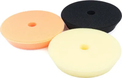 Set jastëkësh polirimi AMiO 03708, 150mm, 3 copa, i verdhë - 1