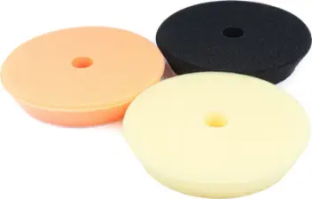 Set jastëkësh polirimi AMiO 03708, 150mm, 3 copa, i verdhë