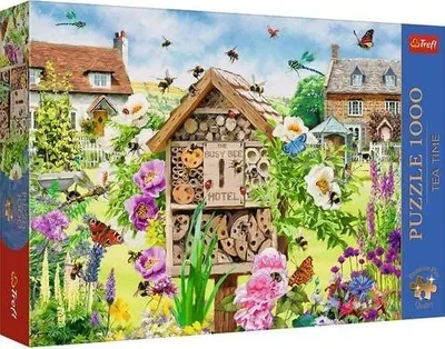 Puzzle Trefl Tea Time A Home for Bees, 1000 copa, shumëngjyrësh - 3