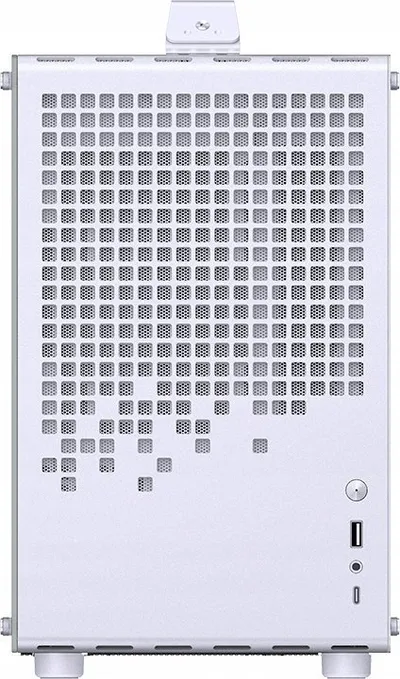 Kuti PC Jonsplus Z20, Micro ATX, me dorezë bartëse, e bardhë - 3