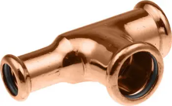 Tee reduktuese bakri KAN-therm, 22/15/22 mm
