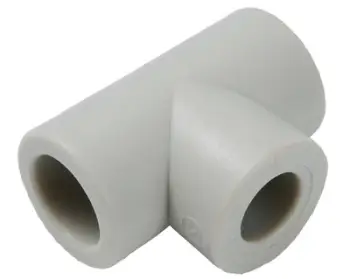 Tee reduktuese Detal-met PP, 40x25x40mm, gri