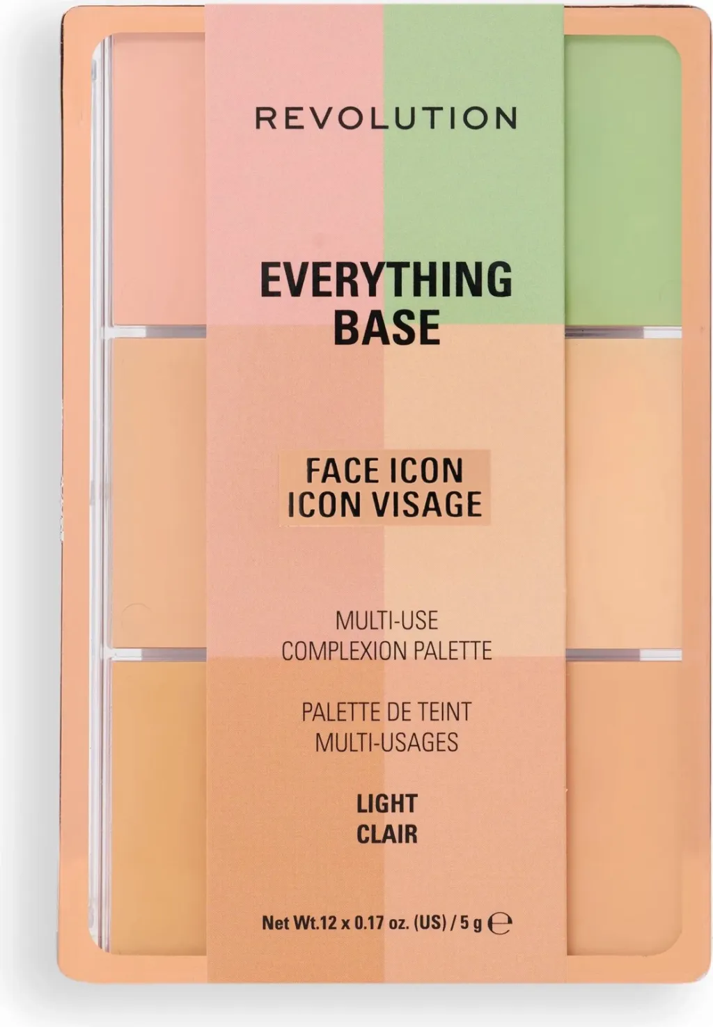 Revolution Everything Base Face Icon Complexion Palette Light - 1