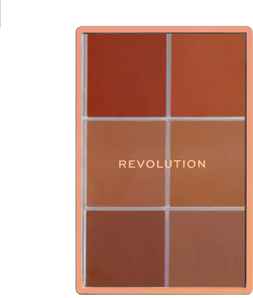 Revolution Everything Base Face Icon Complexion Palette Dark - 4