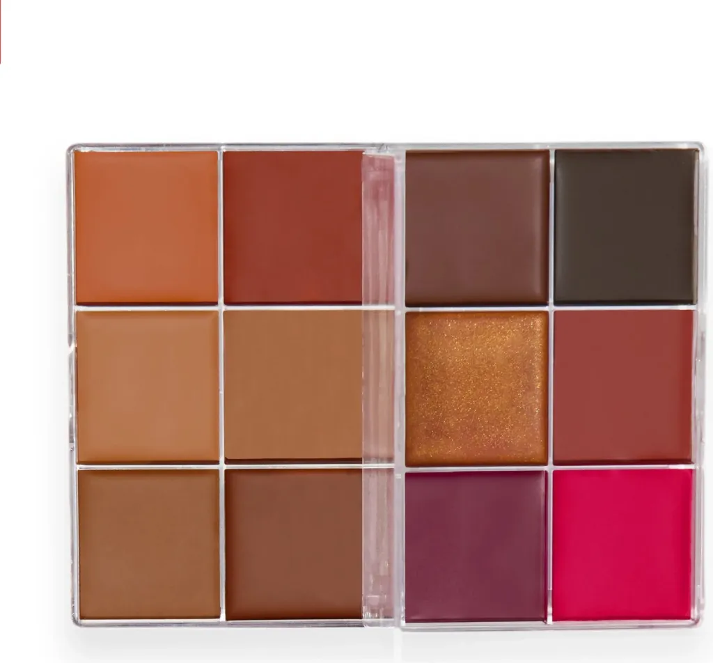 Revolution Everything Base Face Icon Complexion Palette Dark - 5