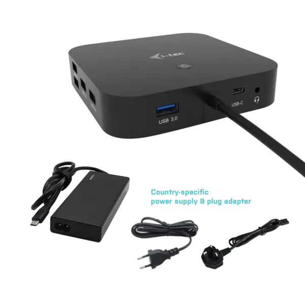 i-Tec - docking station - USB-C / Thunderbolt 3 - HDMI, DP - GigE - 2