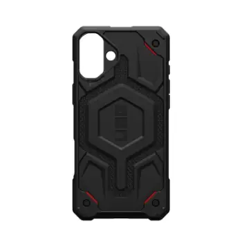 Mbështjellës telefoni UAG Monarch Pro, MagSafe, për iPhone 16 Plus, Kevlar i zi