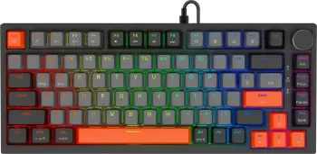 Tastierë gaming Savio Astral Magnetic, 82 taste, RGB, e zezë